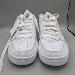 Nike Court Borough Low 2 BQ5448-100 Unisex Kid's Triple White Shoes Size 7 Y